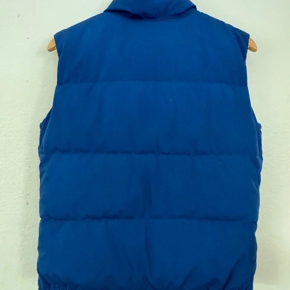 TRUE VINTAGE North Face Blue Quilted Puffy Vest - Picture 3 of 10